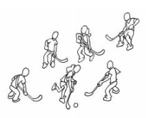 Bild: Sechs Personen spielen sich einen Ball zu.