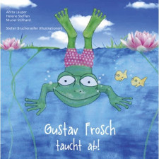 Cover des Buches: Zeichnung - ein Frosch, der abtaucht.