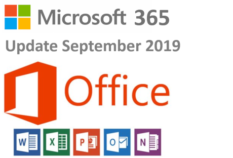 microsoft 365 update september 2019