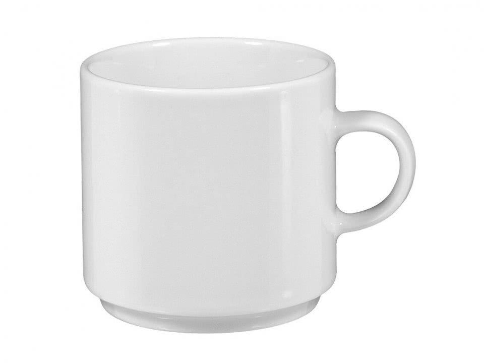Tasse à café 18 cl, SAVOY, Seltmann, Rectangulaire, Blanc uni, Porcelaine –  Banholzer AG