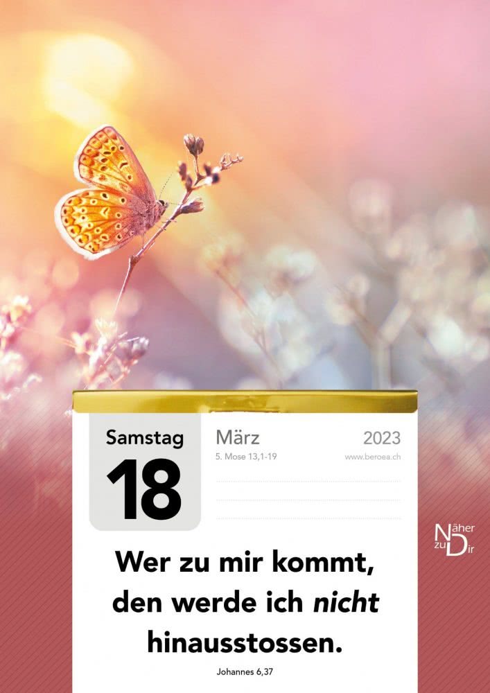 Näher zu Dir 2023 grosser Abreisskalender