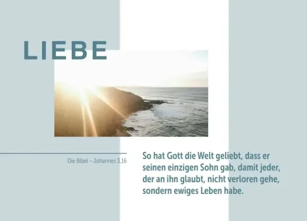 Postkarte K501: Gott ist Liebe
