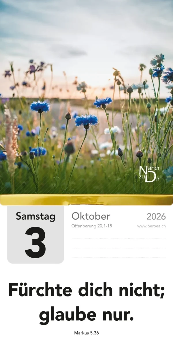Näher zu Dir 2026 kleiner Abreisskalender – Bild 2