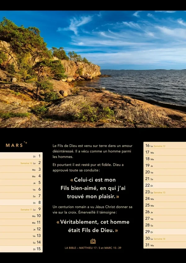 Lumière de Vie 2026 Monatskalender – Bild 2