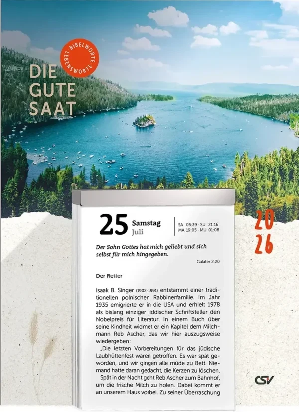 Die Gute Saat Deutsch 2026 Abreisskalender – Bild 2