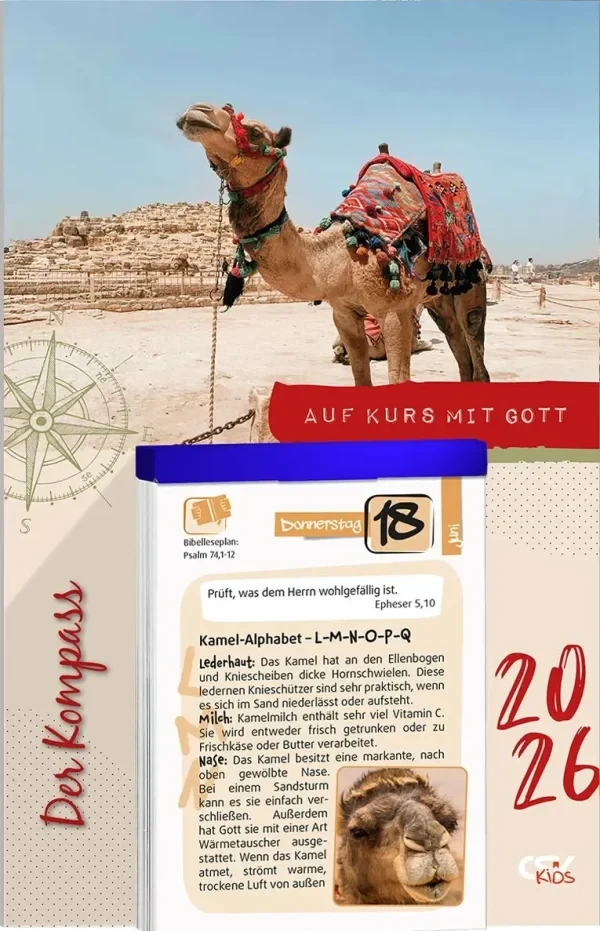 Der Kompass 2026 Abreisskalender – Bild 2