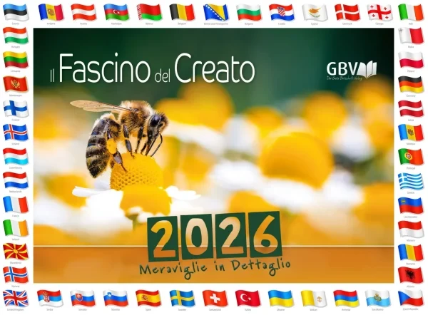 Monatskalender 2026 in Fremdsprachen
