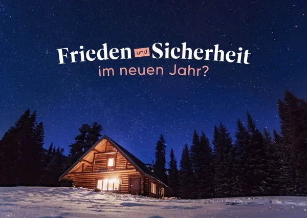 Flyer: Frieden und Sicherheit im neuen Jahr?