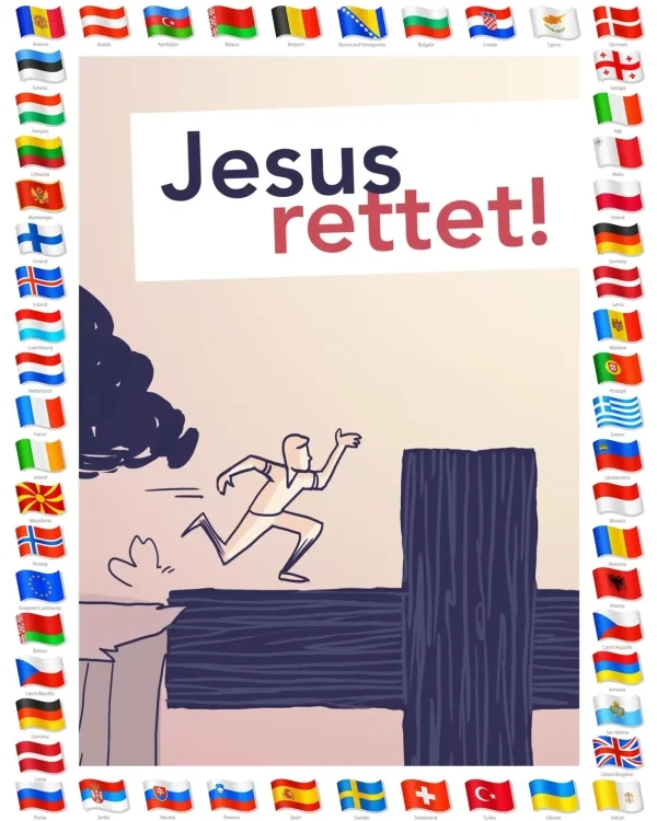 Flyer: Jesus rettet!