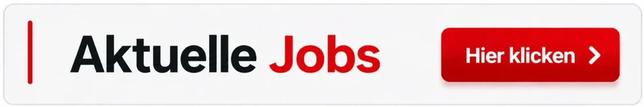 Aktuelle Jobs und rotem Button Hier klicken