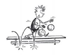 Geräte – Langbank: Seiltänzer