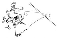 Unihockey – Formes de jeu: Balle au mur