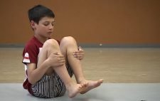 Wasserspringen – Aufwärmen: Fussgymnastik