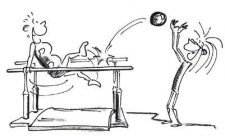 Attrezzi – Parallele: Calcio parallelo