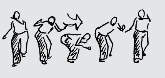 Capoeira escolar – Ausweichen: Esquiva na ginga