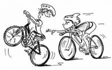 In bicicletta – Capacità di reazione: Il cacciatore