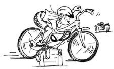 In bicicletta – Capacità di reazione: Trasporto dei nastri