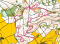 Course d’orientation – Lecture de carte: Parcours le long d’une ligne (F2 jusqu’à E1)
