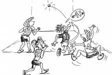 One wall ball: Gioco dei numeri