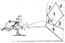 One wall ball: Lanci precisi