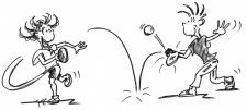 Street racket: Garder la balle en jeu