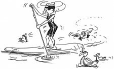 Stand up paddle – Techniques de pagayage: A l’aveugle