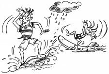 Stand Up Paddling – Gleichgewicht: Sturm auf dem See