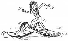 Stand Up Paddling – Gleichgewicht: Boards tauschen