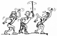 Sport und Inklusion – Darstellen und Tanzen: Kettentelefon