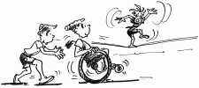 Sport e inclusione – Attività all’aperto: Staffetta – Attività con gli attrezzi