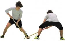 Donut Hockey – Technique: Mises en échec – Side stick check, sweep check et body check