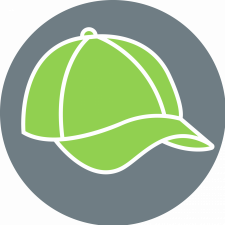 Symbolbild: grünes Cap