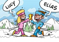 Excursions à skis – Echauffement: Faire connaissance