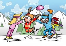 Excursions à skis – Echauffement: Passe à dix