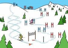 Excursions à skis – Jeux et variantes de compétition: Sprint
