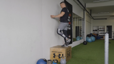 Krafttraining im Berufsfachschulsport – Unterkörper: Step ups