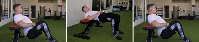 Hip Thrust Mit Kurzhantel
