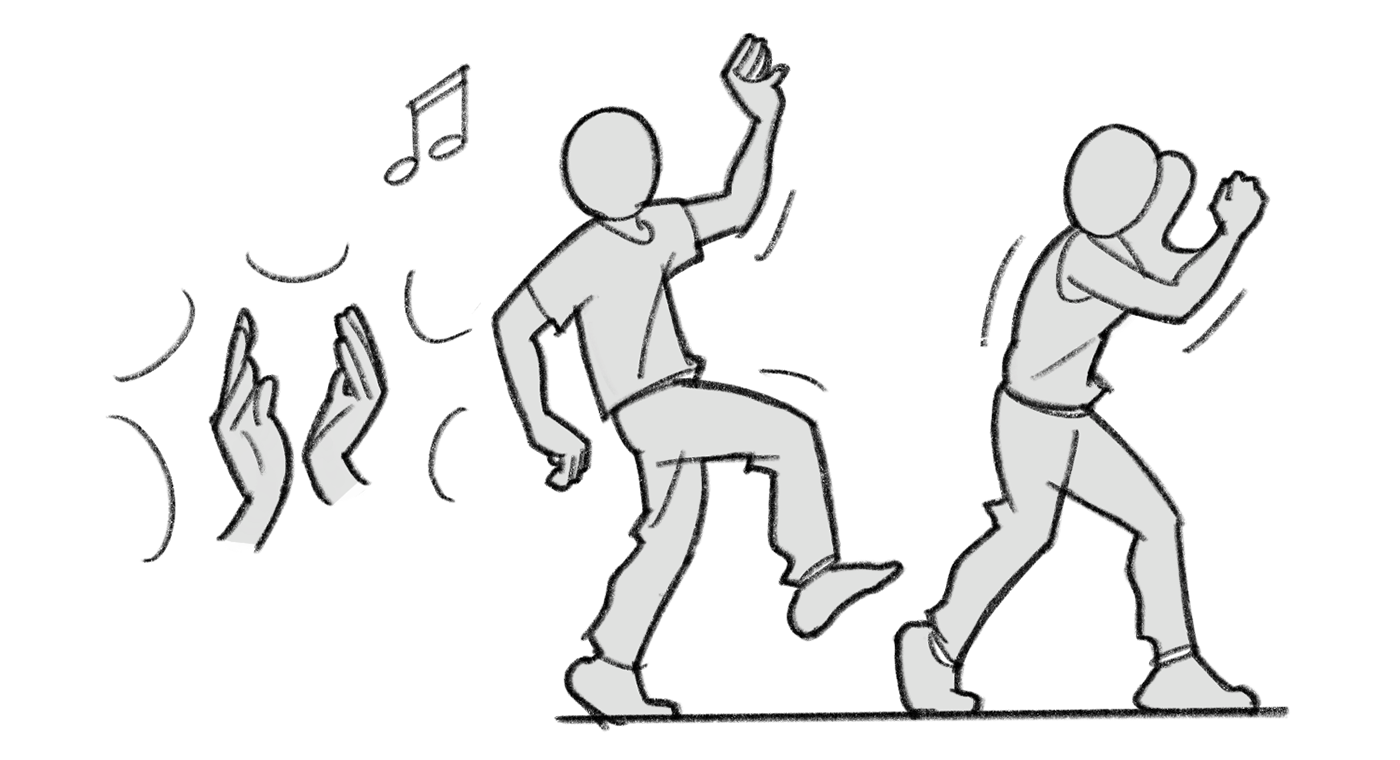 Allenamento per la prevenzione delle cadute: imagine simbolica Danza