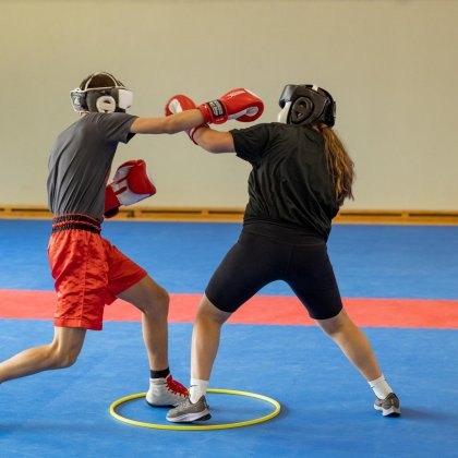 Light contact boxing: Artisti del blocco