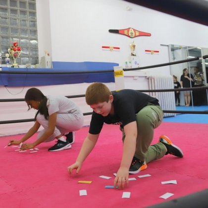 Light contact boxing: Staffetta di memory