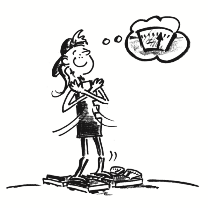 Konzentration – Koordinative Übungen: Gewichtsverlagerungen visualisieren