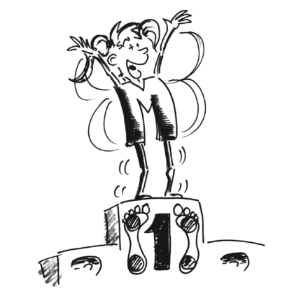 Konzentration – Koordinative Übungen: Die Könnerinnen können es