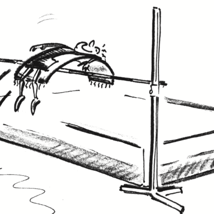 Konzentration – Trainingsalltag: Über die Latte