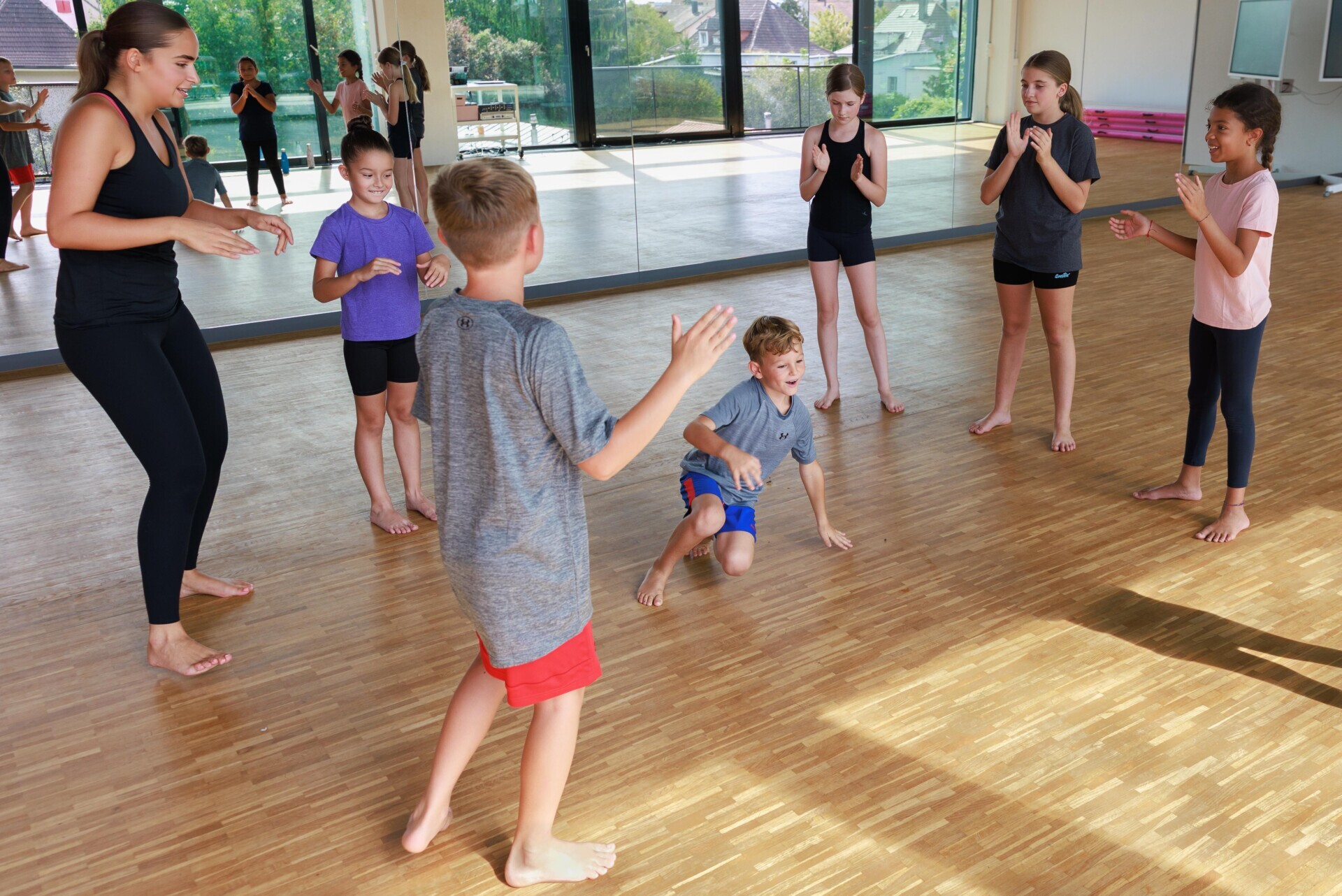 Image selon la forme d'entraînement