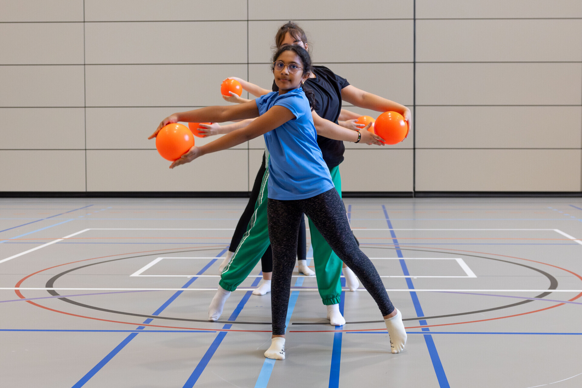 La foto mostra la forma di allenamento.