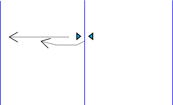 Grafik, die die Beschreibung verbildlicht, zwei Kinder, die sich an einer Linie gegenüber stehen.)