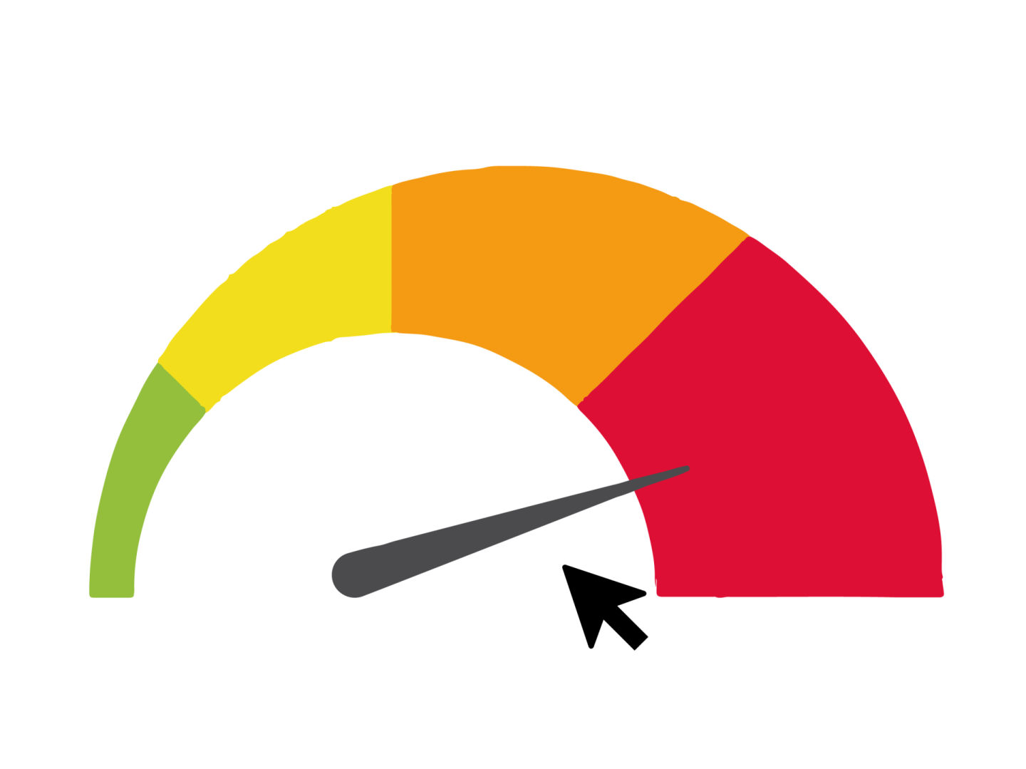 Icon zu "maximal schnell" (Tachometer)