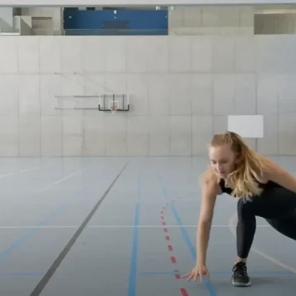 Power to Win – Good Practice: Stufe T1 – Eingrenzen – Explosivität – Sprungformen (Belastbarkeit) – tiefe Seitwärtssprünge