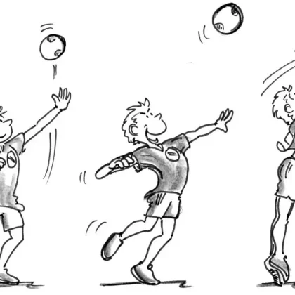 Mini-Faustball: Die Technik