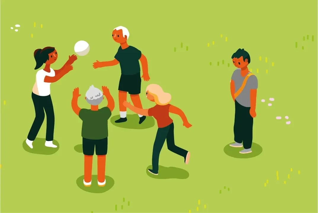 Sport per gli adulti – Selezione delle forme di allenamento – Promuovere: Sperimentare l’esclusione e parlarne